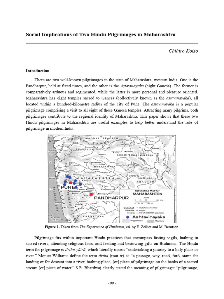 SOCIAL IMPLICATIONS OF TWO HINDU PILGRIMAGES IN MAHARASHTRA | PDF