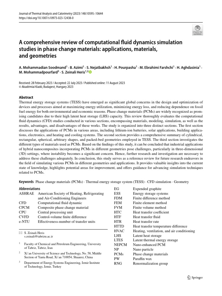A Comprehensive Review of Computational Fluid Dynamics Simulation ...