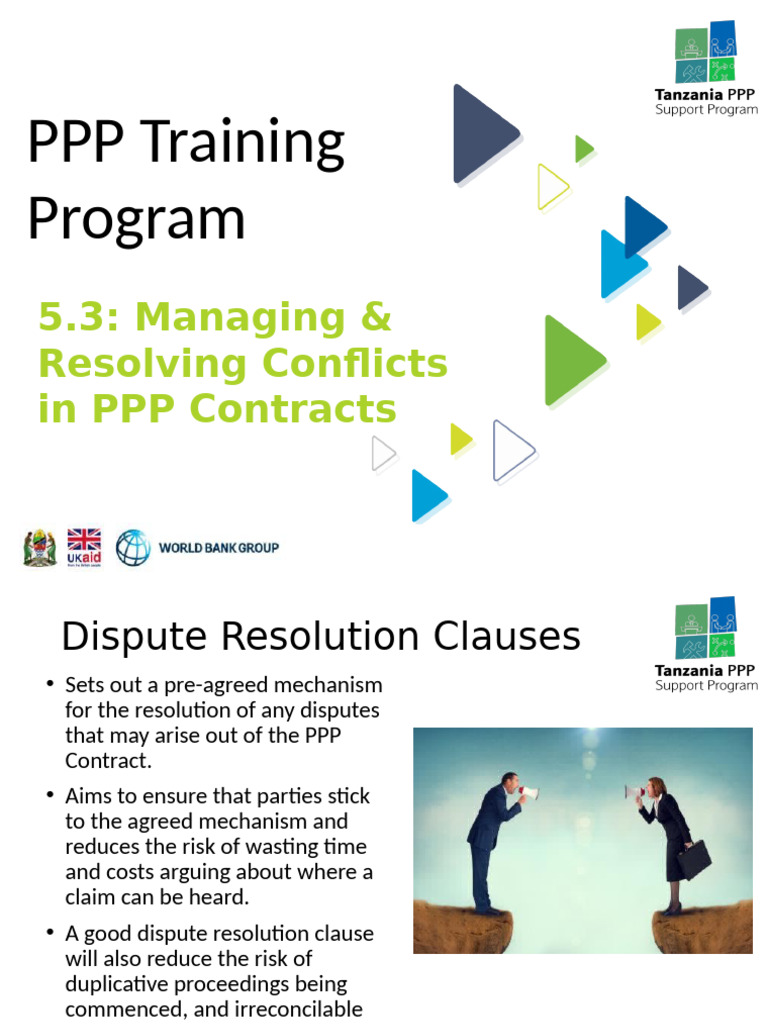 5.3 Resolving PPP Disputes | PDF