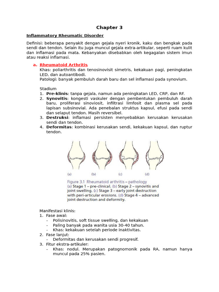 Orthopedic Notes 4 | PDF | Arthritis | Aging Associated Diseases