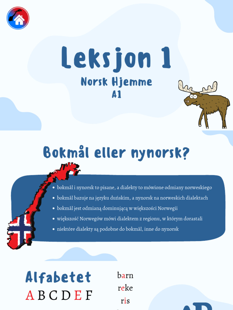 A1 Leksjon 1 | PDF