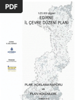 Edirne-Plan Hükümleri