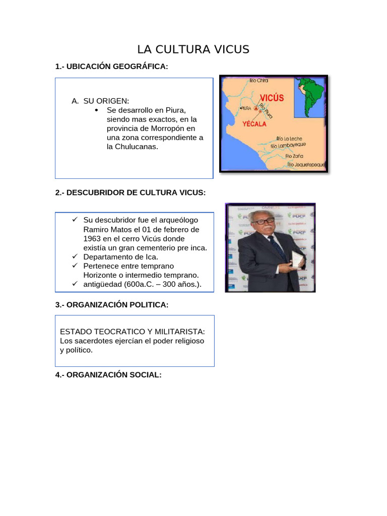 La Cultura Vicus | PDF | Era precolombina