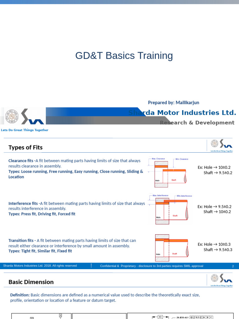 GD&T Training - 1 | PDF