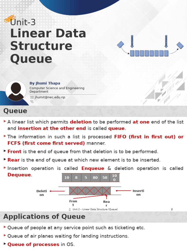 Unit 3 Queue | PDF