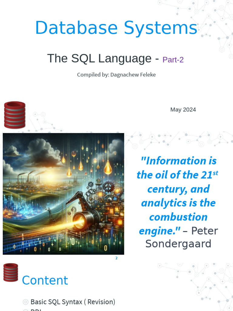 Database Systems Ch3 - 2 | PDF