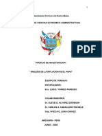 Analisis de La Inflacion en El Peru