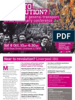 1911 Liverpool General Transport Strike Centenary Conference (Final Leaflet)