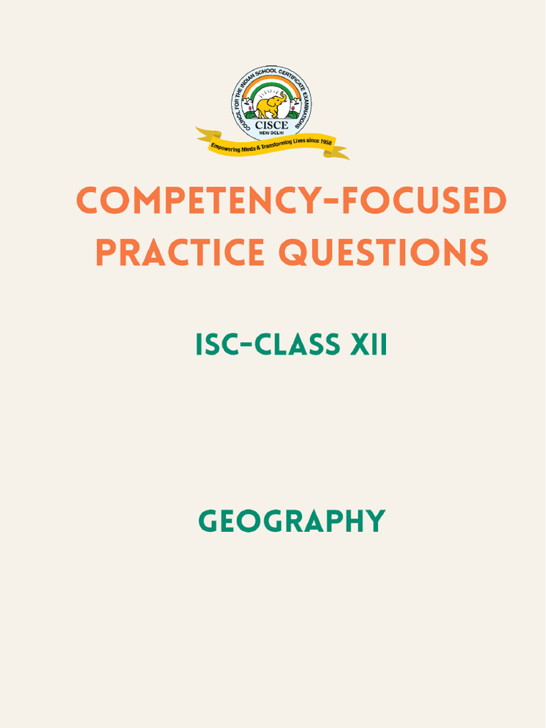 ISC-Geography-XII | PDF