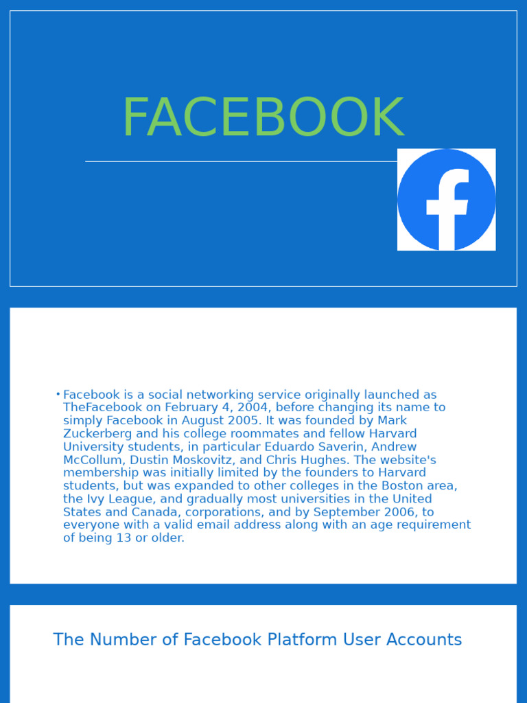 Facebook | PDF