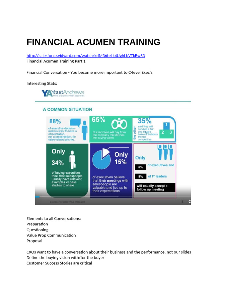 Financial Acumen Training | PDF