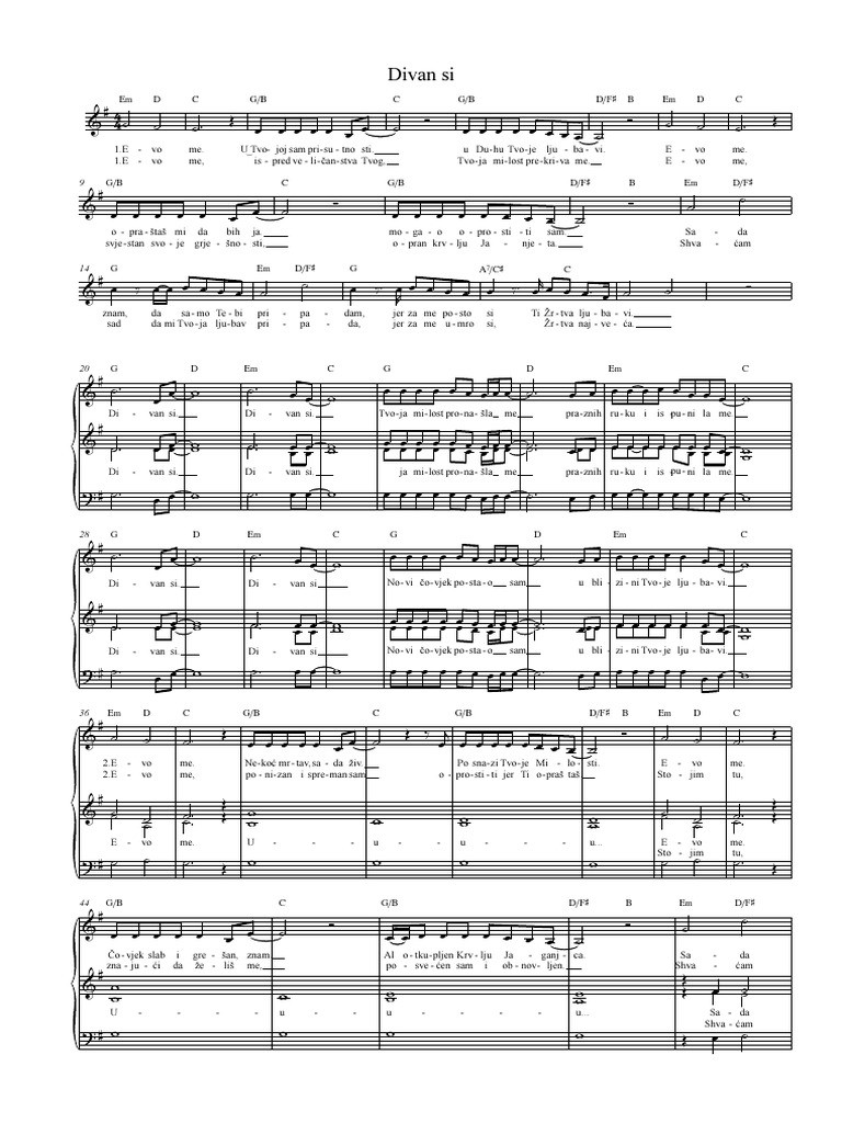 Divan Si Pjesma | PDF