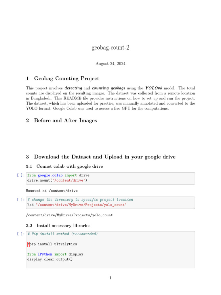 Geobag Count 2 | PDF