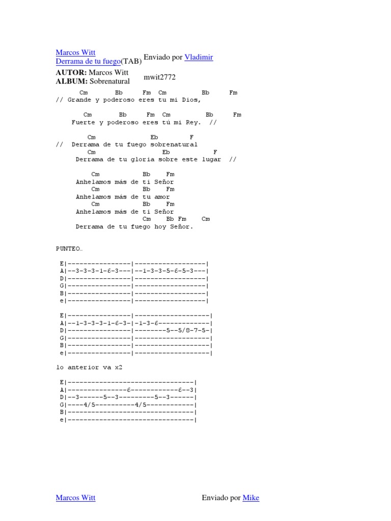 Marcos Witt Pdf Guitarras Cristo Título