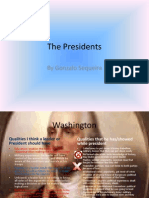 The Presidents Analysis Power Point Final