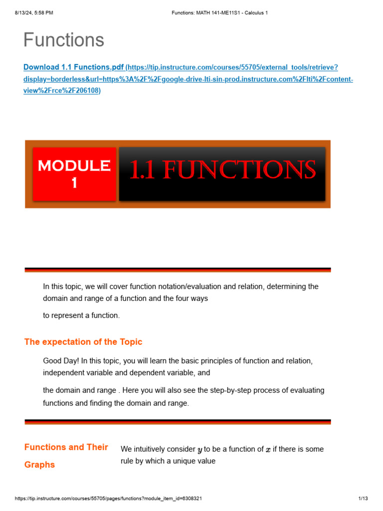 Functions | PDF