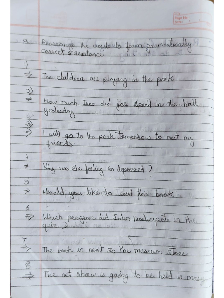 Lo1 Answers Sheet | PDF