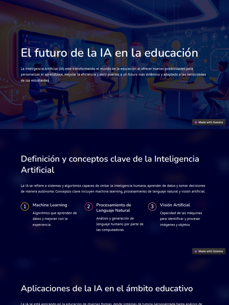 IA en la educación: futuro y beneficios | PDF | Inteligencia artificial ...