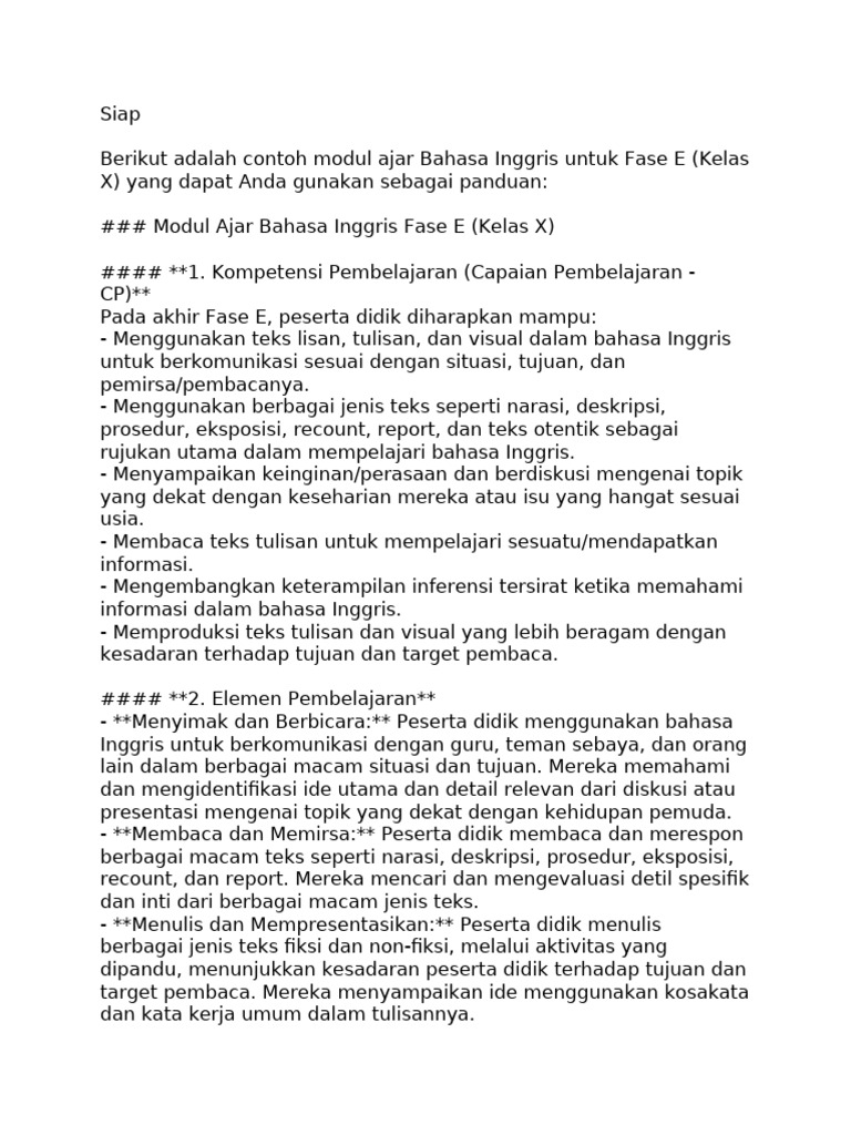 Contoh modul pdf