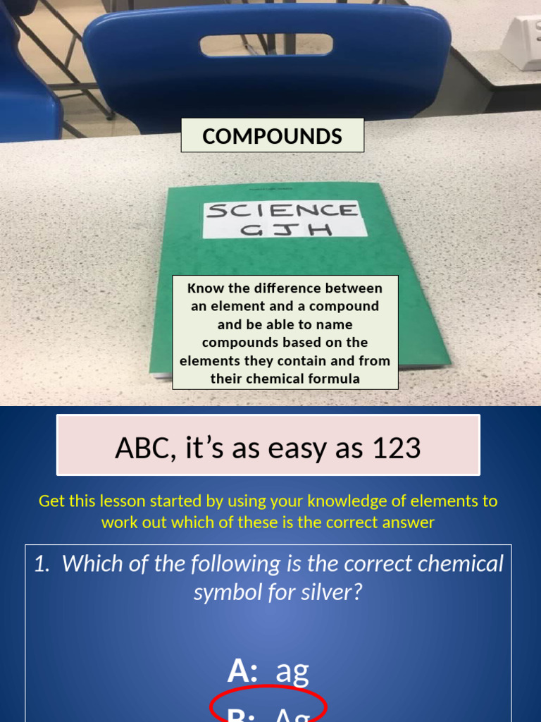 Naming Compounds and Elements | PDF | Chlorine | Technology & Engineering