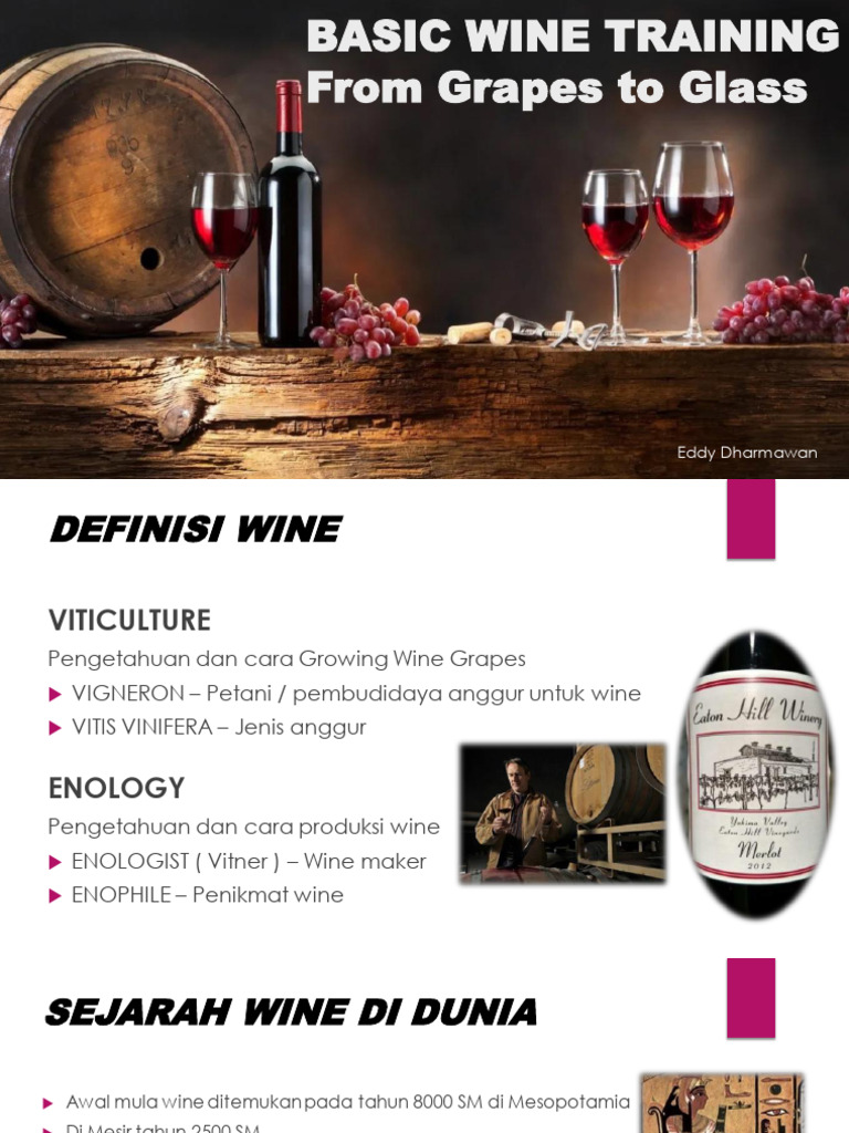 Wine Training Eddy 2022 | PDF