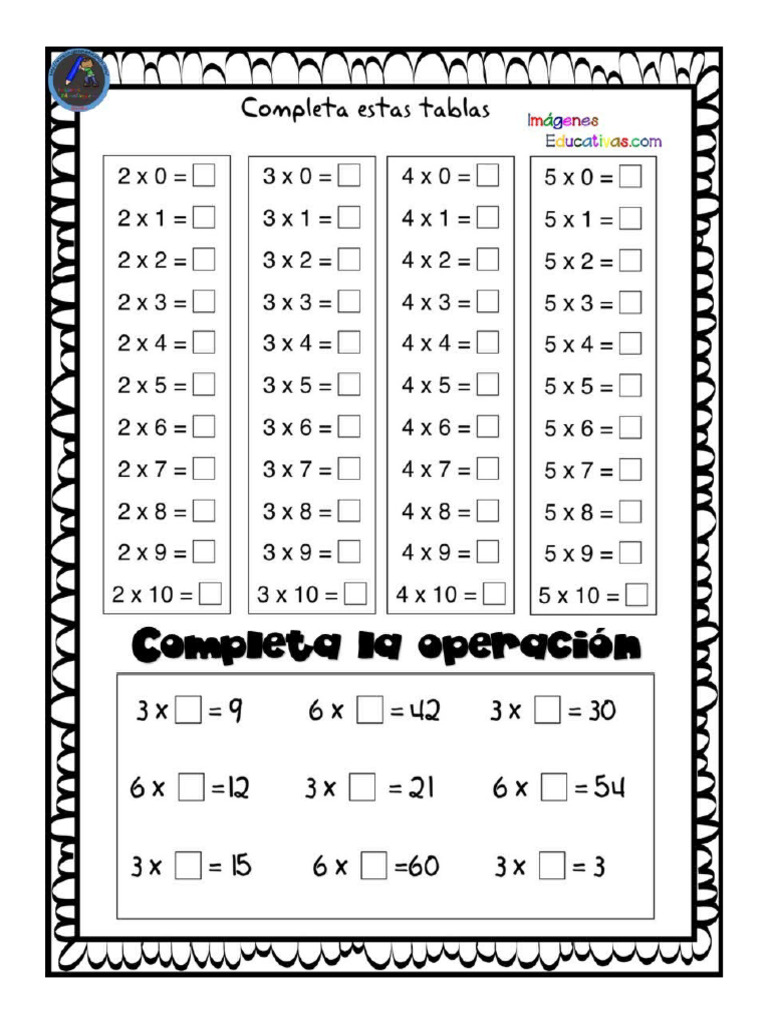 Tablas pdf