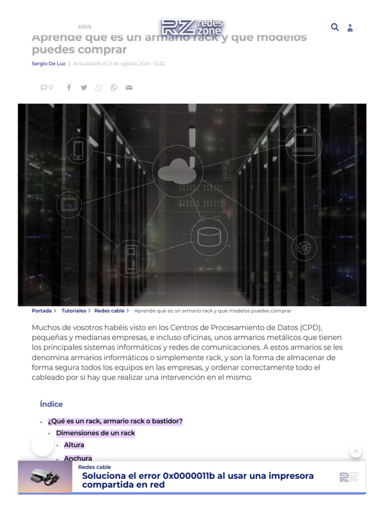 Qué Es Un Rack, para Qué Sirven y Modelos de Rack Mural y Suelo | PDF ...