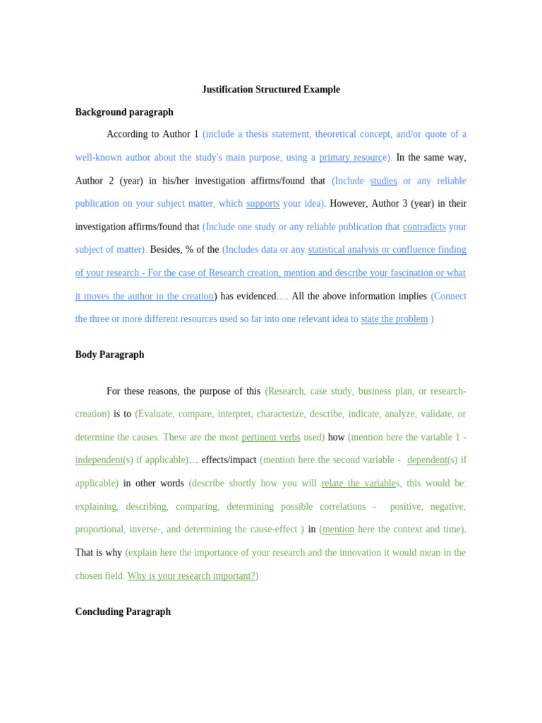 Justification Model | PDF