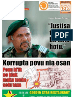 Kla'ak Semanál Edisaun 32 (3 Outubru 2008)