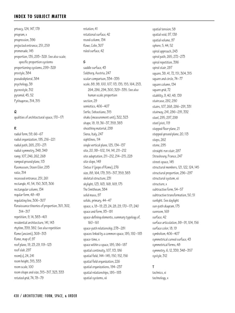 Ching-Architecture Form Space Order-445 | PDF