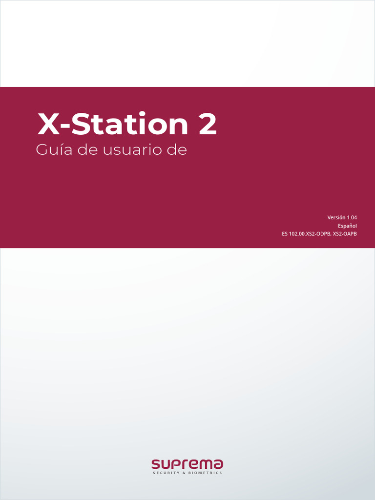 XStation Huella PDF