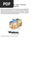 Windows User Experience