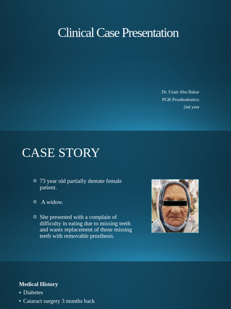 Clinical Case Presentation | PDF
