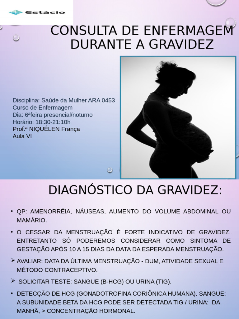 Consulta de Enfermagem na Gravidez | PDF | Gravidez | Ciências e Matemática