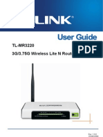 TL-MR3220 User Guide