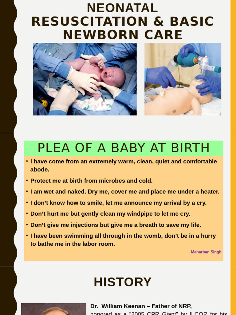 Neonatal Resuscitation PC | PDF