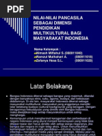 Pancasila Dan Multikulturalisme Indonesia