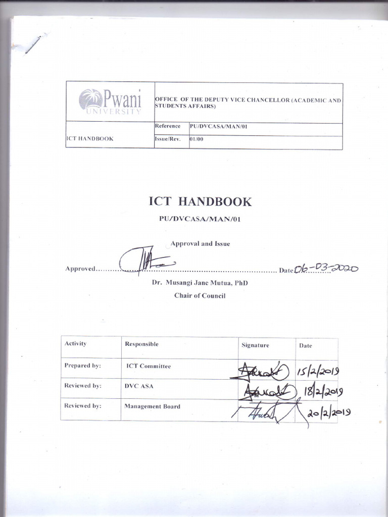 The PU ICT Handbook | PDF