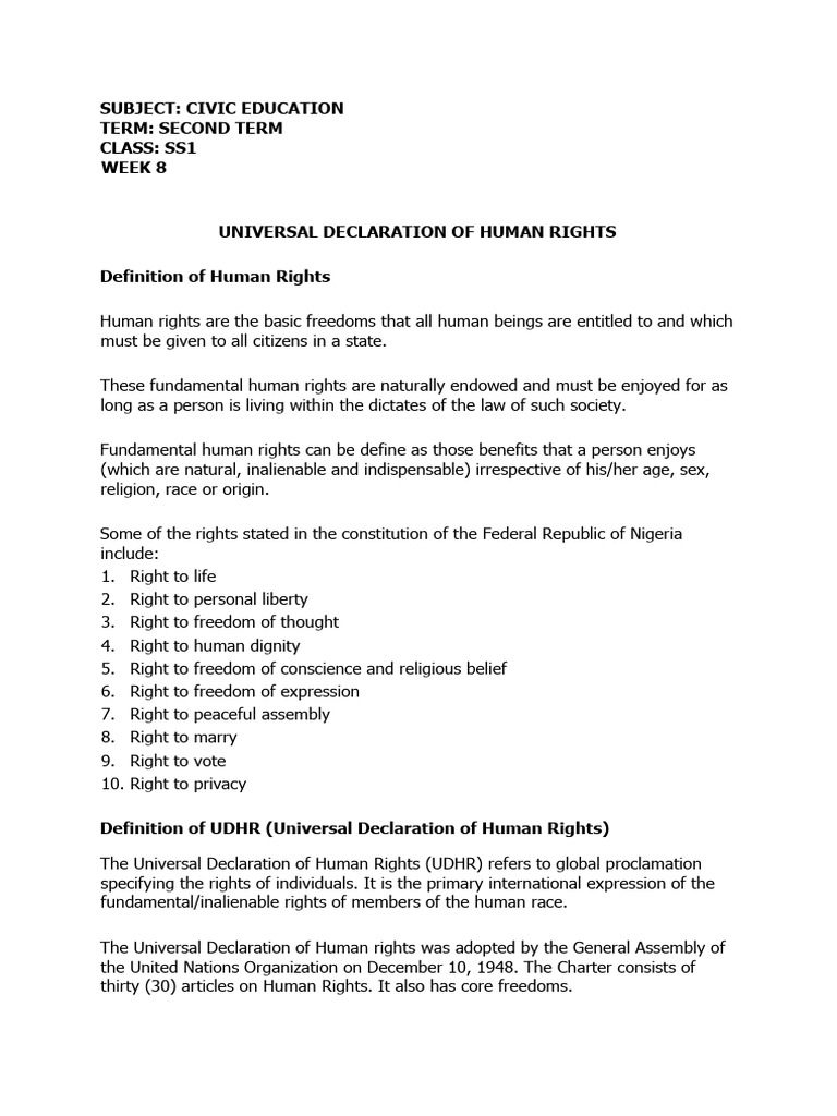 5732 - Universal Declaration of Human Rights | PDF