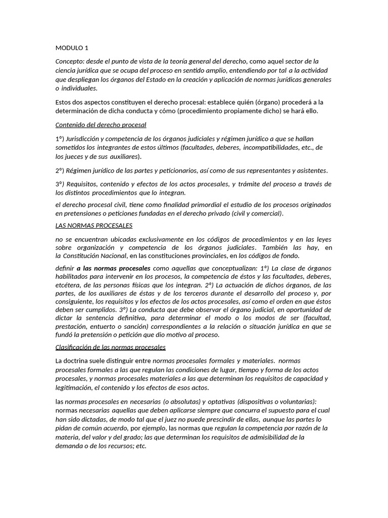 Mod 1 procesal pdf