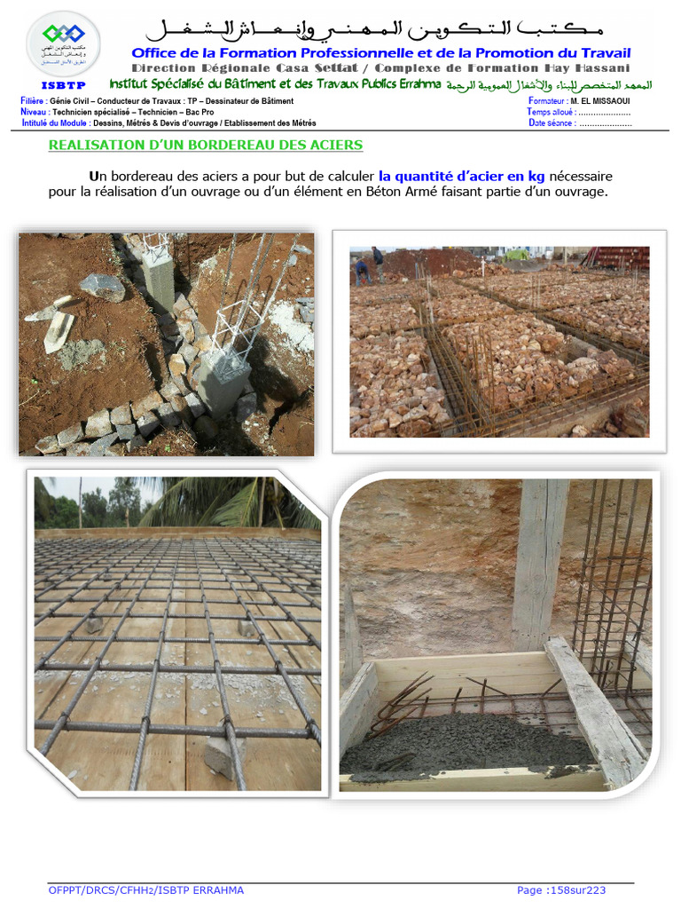 Cours De Ferraillage Pdf