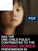 Has The One-Child Policy Contributed To The Phenomenon in China?