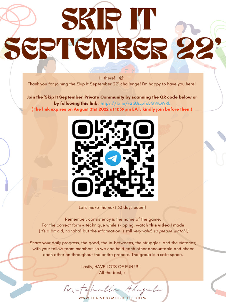 Join the Skip It September Challenge | PDF