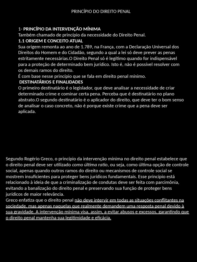 Princípios Do Direito Penal Pdf