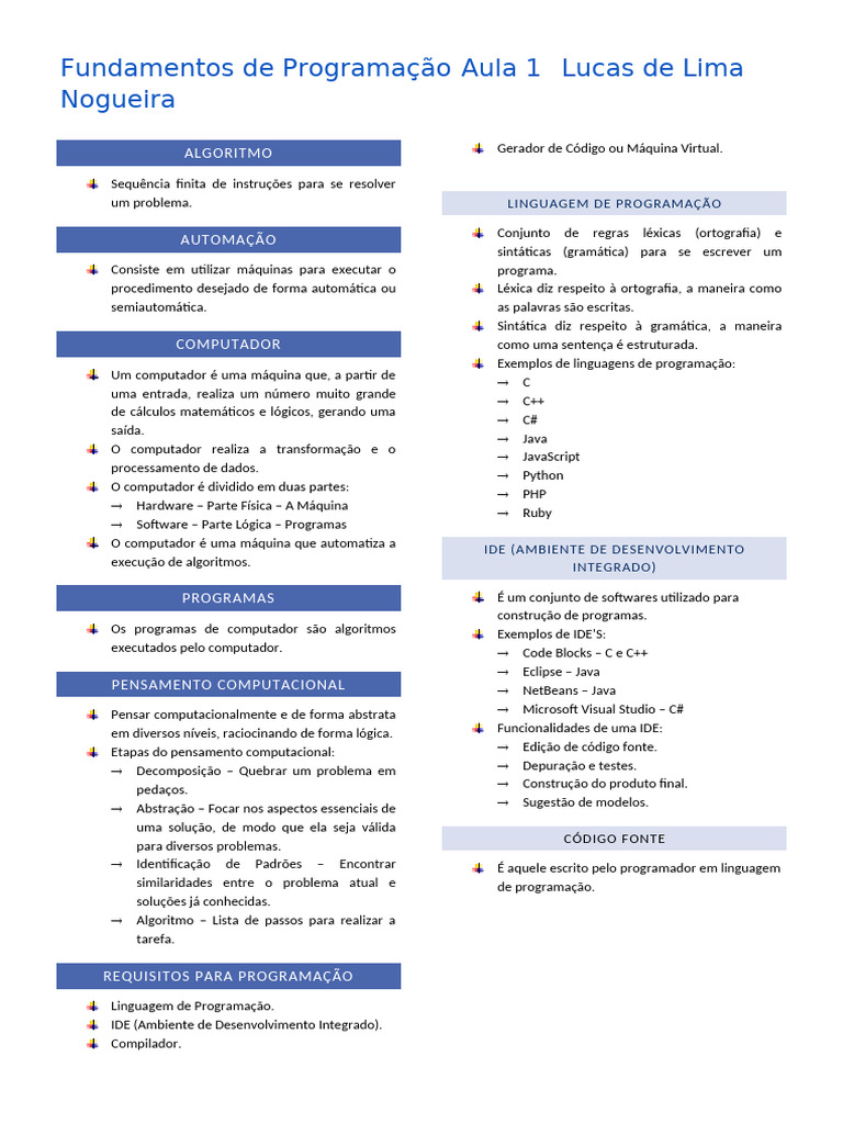Aula 1 | PDF