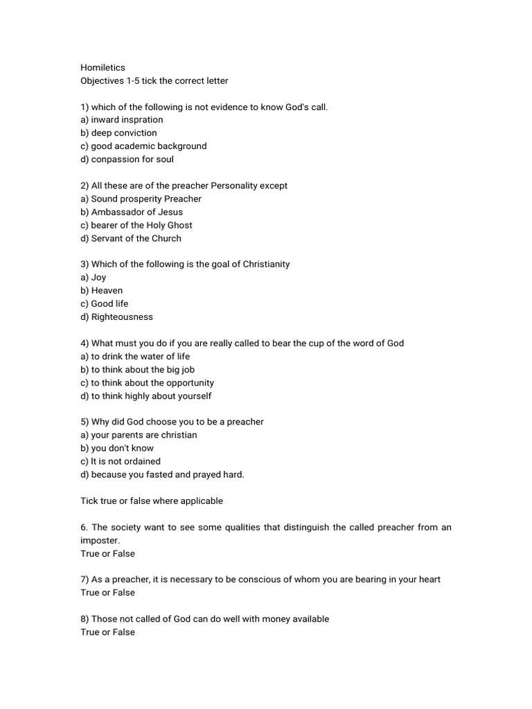 Homiletics Pdf