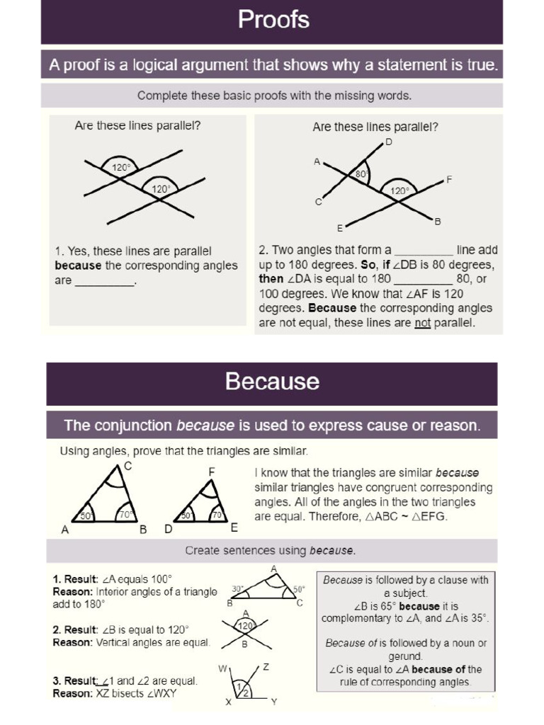 So Therefore Because Then Explicar | PDF