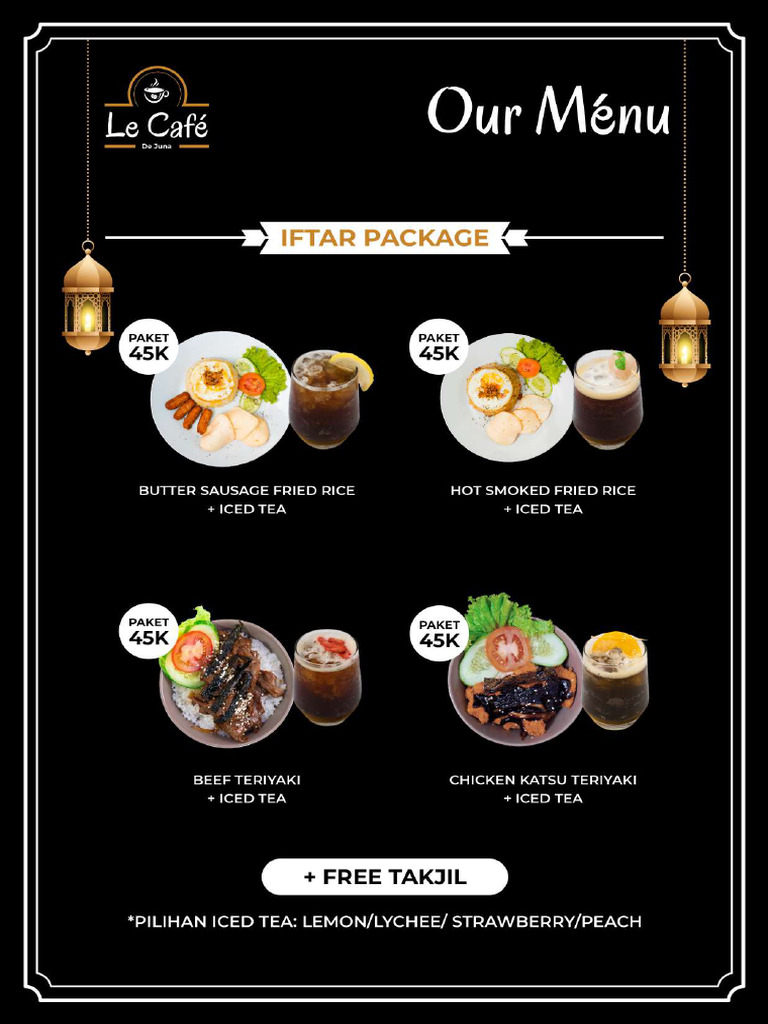 PDF Menu Le Cafe | PDF