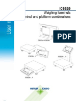Weighing Terminals Terminal and Platform Combinations: ICS629a / ICS629d