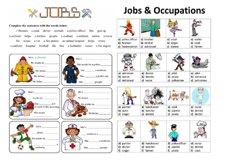 Job and Occupation | PDF